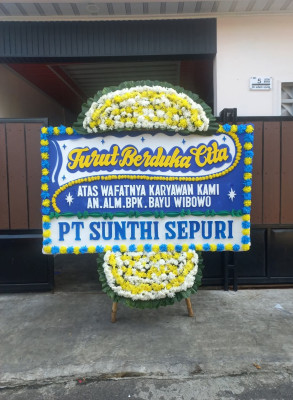Papan Bunga Duka di Perhentianmarpoyan